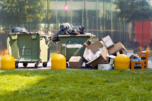 Clean and organized office space after clearance
