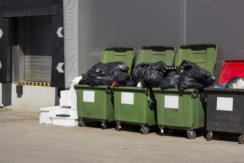 Professional waste collection team in Plaistow